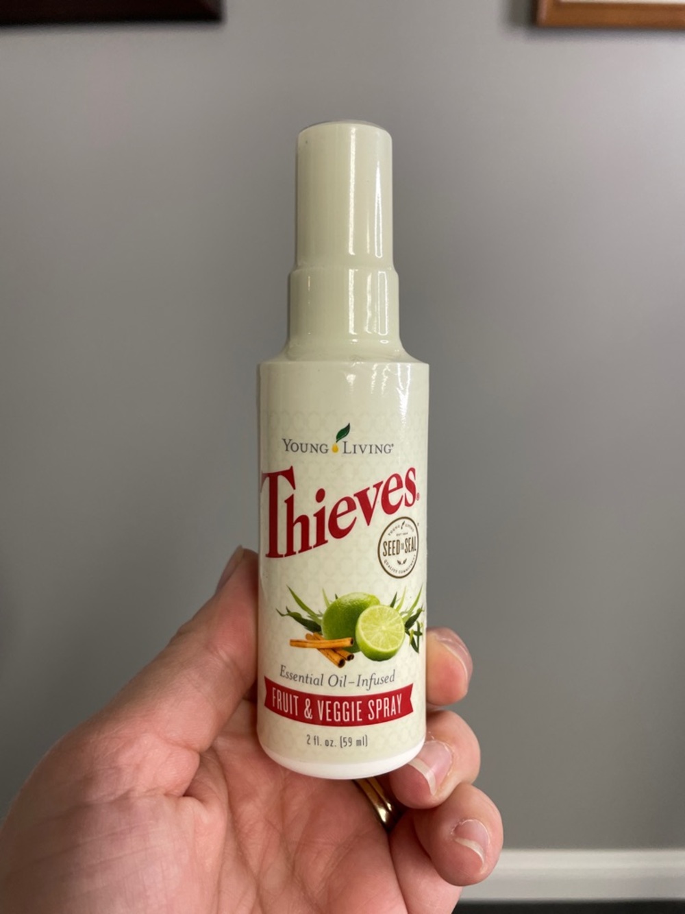 Young Living Thieves Vegetable and Fruit Spray NWT 2 fl oz